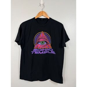 Sonic Temple Music Festival T Shirt Black Size Large 2019 All Star Lineup